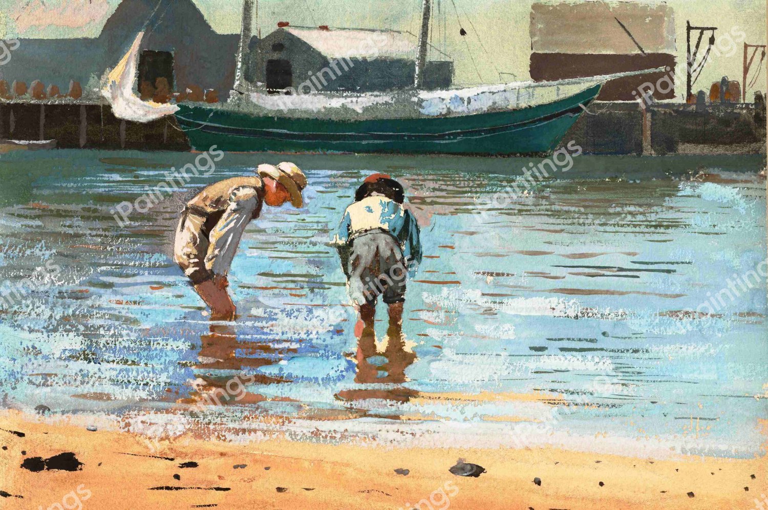 Return to Childhood. The painting by Winslow Homer