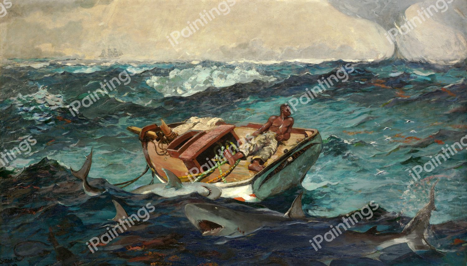 The Gulf Stream 1. The painting by Winslow Homer