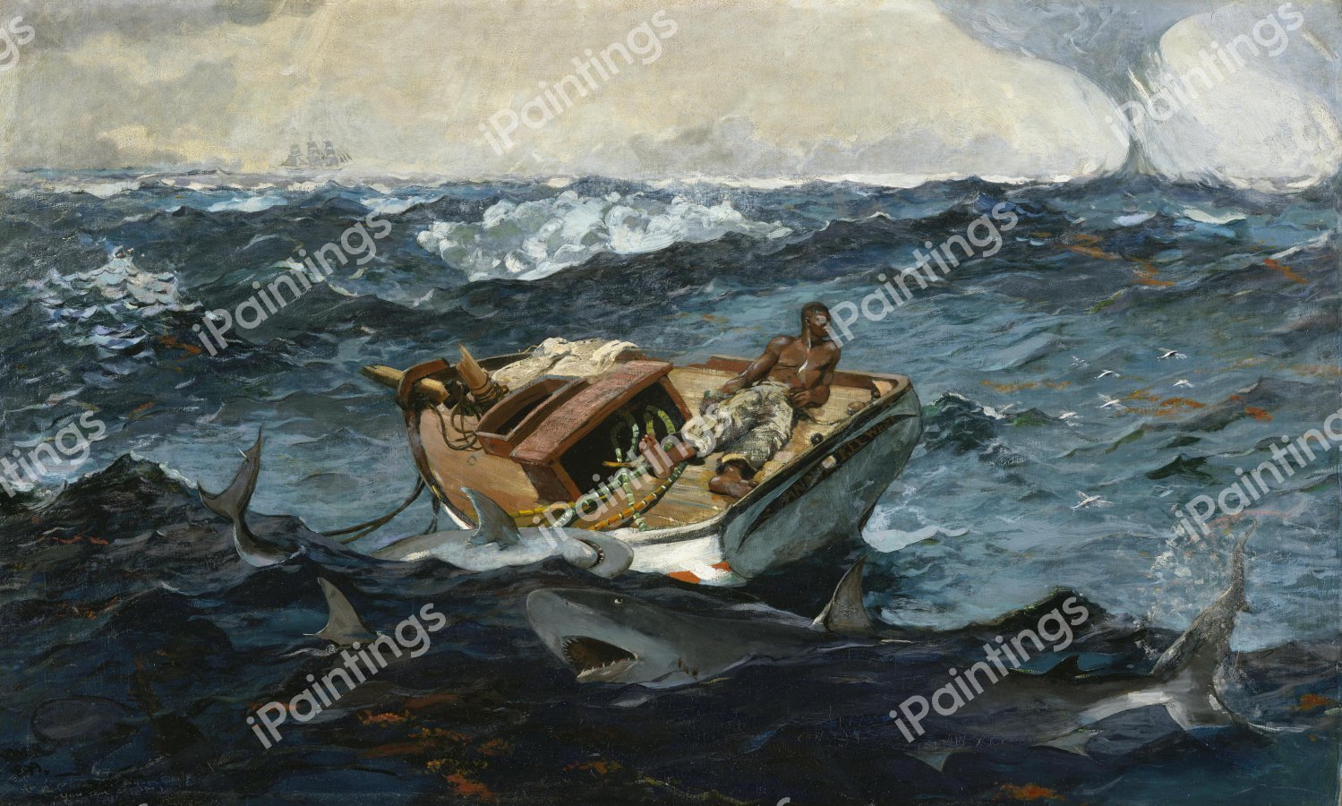 The Gulf Stream 2. The painting by Winslow Homer