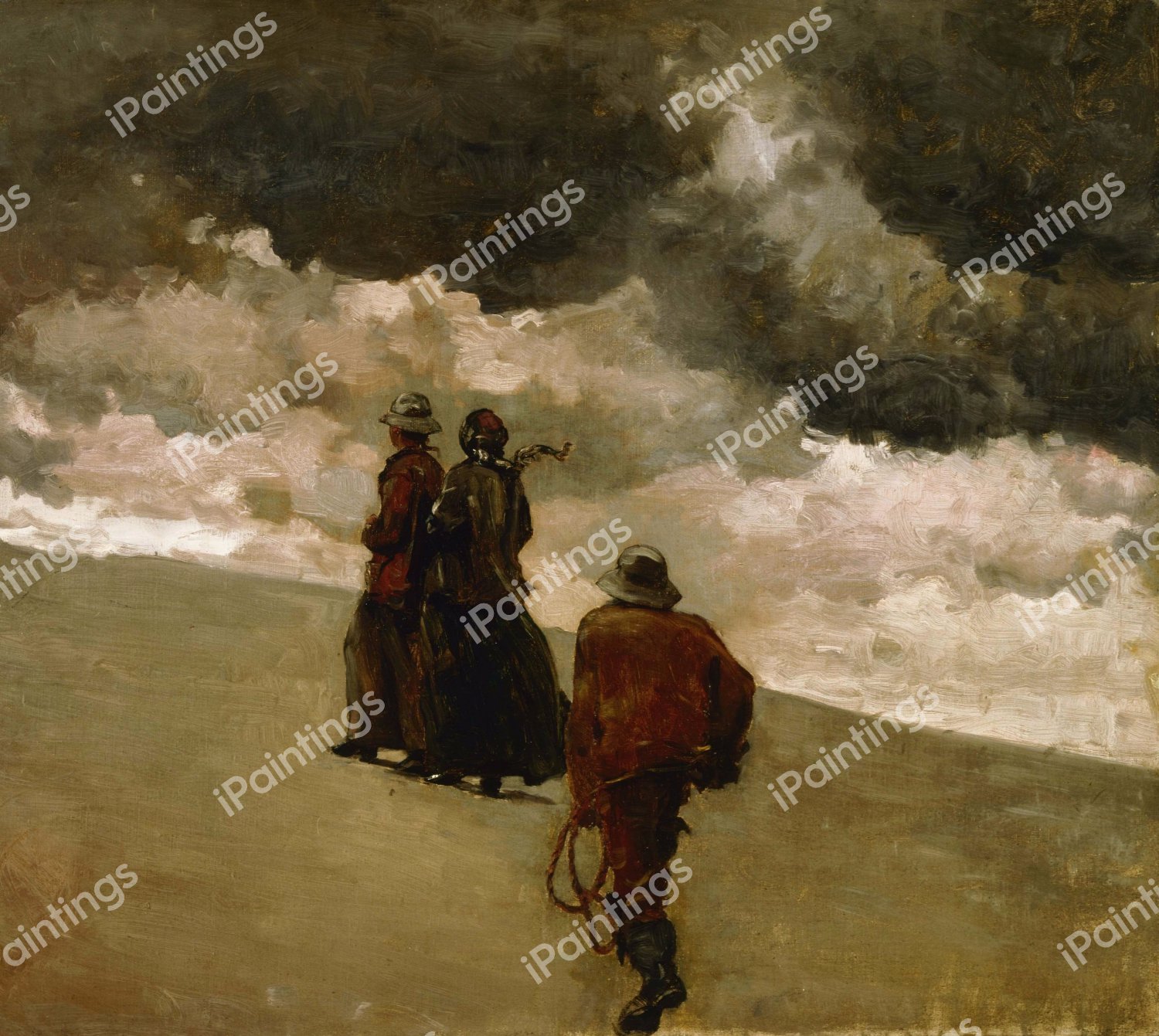 To the Rescue. The painting by Winslow Homer