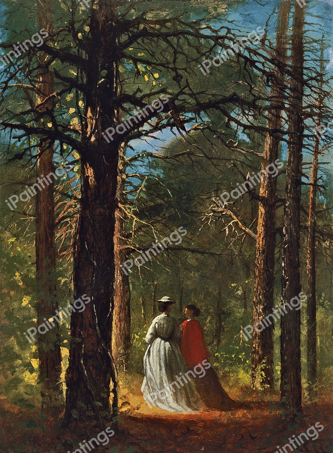 Waverly Oaks. The painting by Winslow Homer