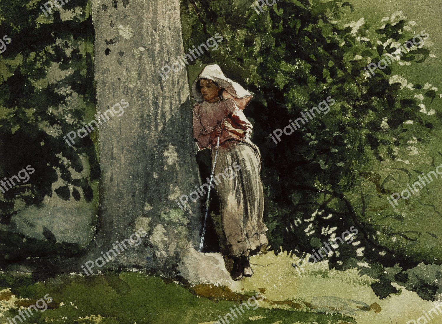 Weary. The painting by Winslow Homer