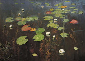 Isaac Levitan, Water Lilies, Nenuphar, Art Reproduction