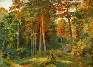 Ivan Ivanovich Shishkin, The Mill in the Forest, Painting on canvas