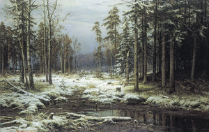 Ivan Ivanovich Shishkin, Winter Scene, Art Reproduction