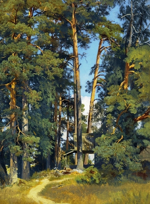 Reproduction oil paintings - Ivan Ivanovich Shishkin - Woodland Grove