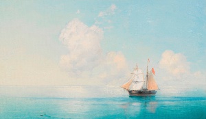 Reproduction oil paintings - Ivan Konstantinovich Aivazovsky - A Calm Morning at Sea