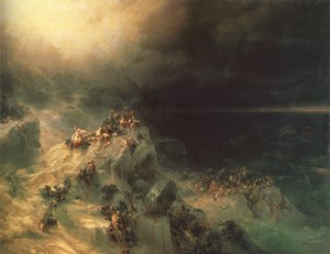 Ivan Konstantinovich Aivazovsky, Deluge, Painting on canvas