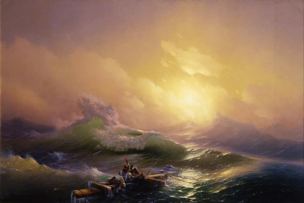 The Ninth Wave from 1850 Art Reproduction