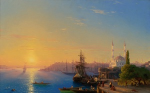 Ivan Konstantinovich Aivazovsky, View of Constantinople and the Bosphorus, Art Reproduction