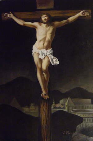 Jacques-Louis David, Christ On The Cross, Art Reproduction