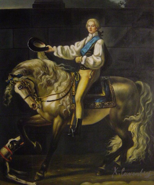Count Potocki. The painting by Jacques-Louis David