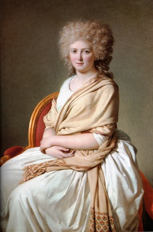 Jacques-Louis David, Portrait of Anne-Marie-Louise Thelusson, Comtesse de Sorcy, Painting on canvas