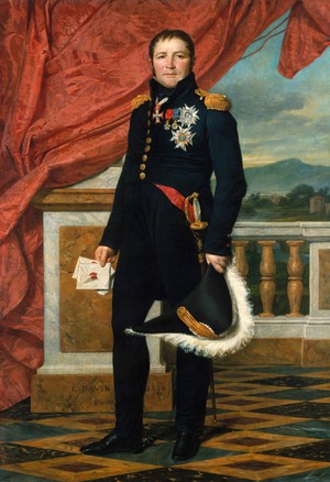 Reproduction oil paintings - Jacques-Louis David - Portrait of General Etienne-Maurice Gerard