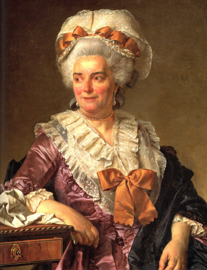Reproduction oil paintings - Jacques-Louis David - Portrait of Genevieve Jacqueline Pecoul