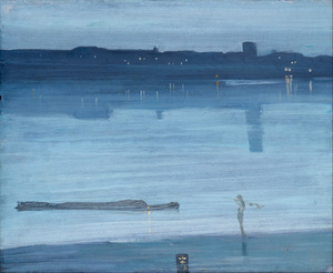 James Abbott McNeill Whistler, Nocturne in Blue and Silver: Chelsea, Art Reproduction