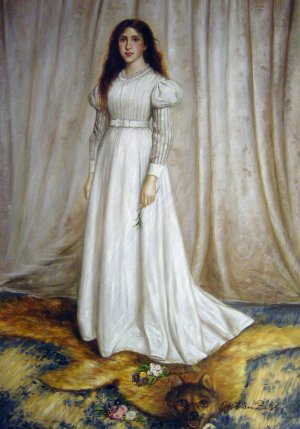 James Abbott McNeill Whistler, Symphony In White No. 1-The White Girl, Art Reproduction