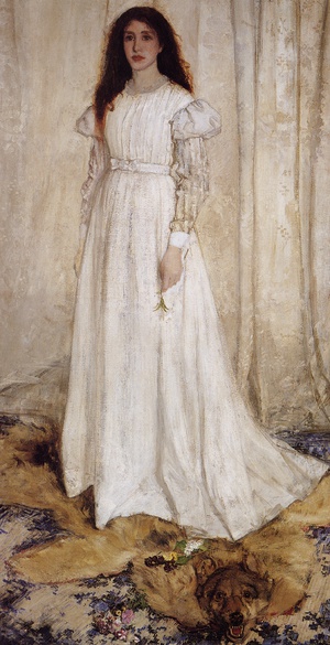James Abbott McNeill Whistler, The White Girl: Symphony in White, No. 1 , Painting on canvas