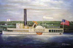 Famous paintings of Ships: Sarah A. Stevens