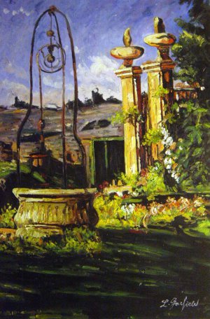 In The Gardens Of The Villa Palmieri, James Carroll Beckwith, Art Paintings