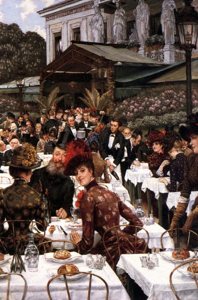 Artists' Ladies. The painting by James Tissot