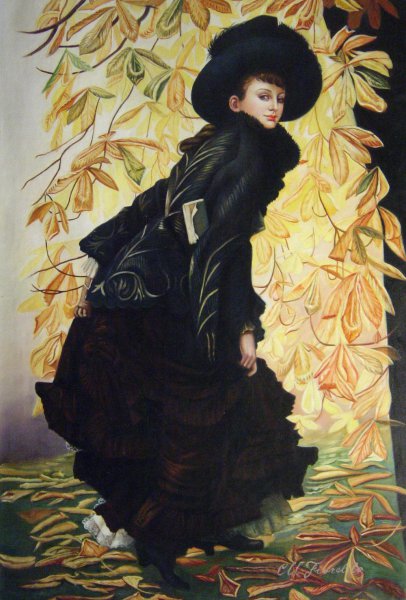 October. The painting by James Tissot