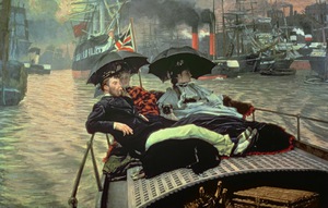James Tissot, On the Thames 2, Art Reproduction