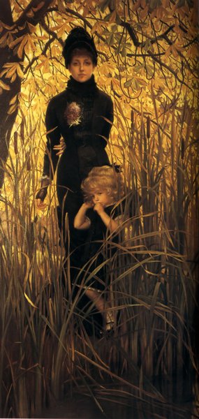 Orphan. The painting by James Tissot