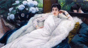 James Tissot, Portrait of Clotilde Briatte, Comtesse Pillet-Will, Painting on canvas