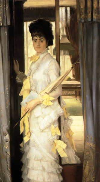 Portrait of Miss Lloyd. The painting by James Tissot