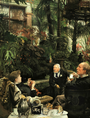James Tissot, Rivals, Painting on canvas