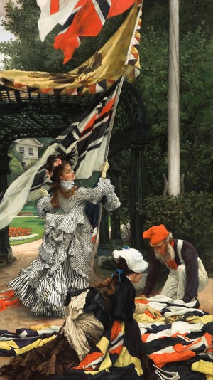 James Tissot, Still on Top, Painting on canvas