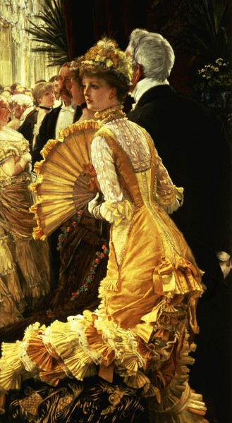 The Ball. The painting by James Tissot