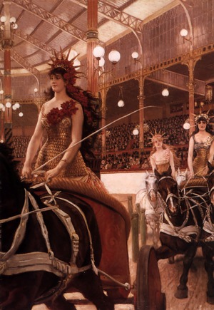 James Tissot, The Ladies of the Cars, Painting on canvas