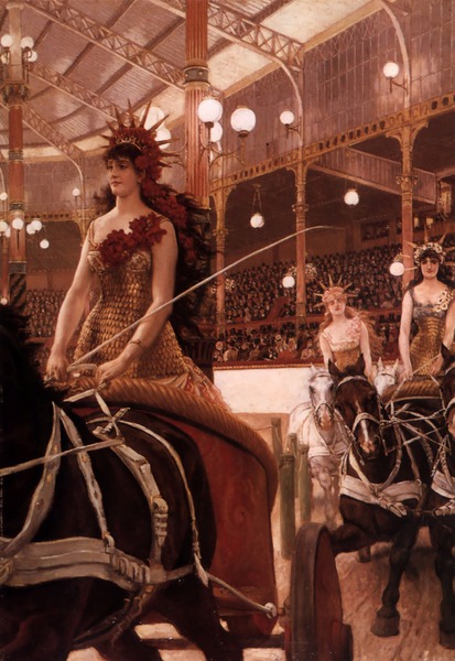 The Ladies of the Cars. The painting by James Tissot