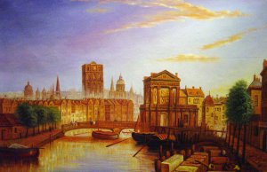 James Webb, Rotterdam, Holland, Painting on canvas