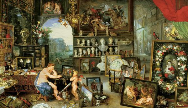 Allegory of Sight. The painting by Jan Brueghel the Elder