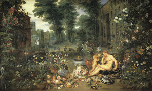 Jan Brueghel the Elder, Sense of Smell, Painting on canvas