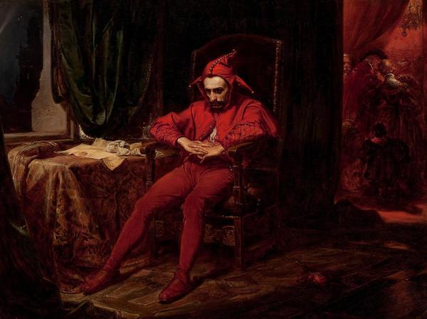 Stanczyk. The painting by Jan Matejko