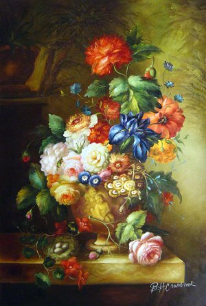 Flowers, Jan Van Huysum, Art Paintings