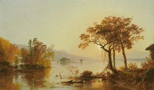 Jasper Francis Cropsey, Greenwood Lake, New Jersey, Art Reproduction