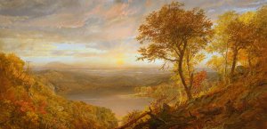 Reproduction oil paintings - Jasper Francis Cropsey - Greenwood Lake
