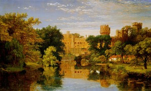 Jasper Francis Cropsey, The Warwick Castle, Art Reproduction