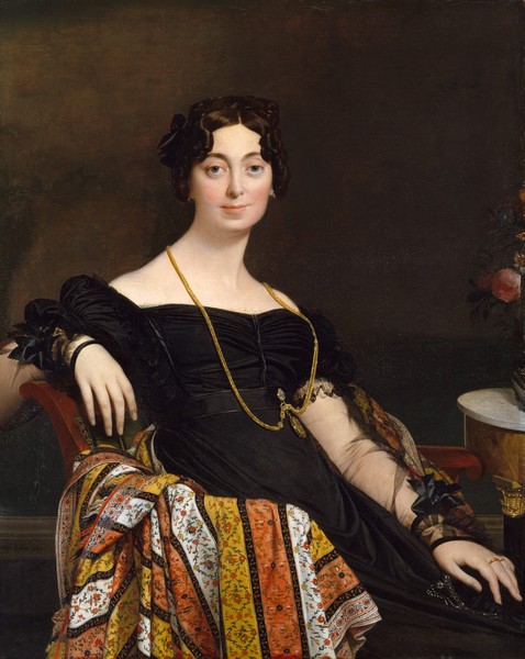 Madame Jacques-Louis Leblanc. The painting by Jean-Auguste Dominique Ingres
