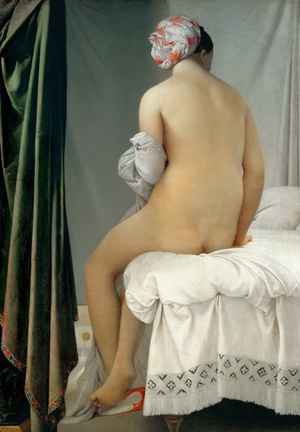 Jean-Auguste Dominique Ingres, The Valpincon Bather, Painting on canvas