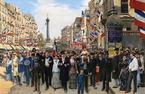 Jean Beraud, La Marseillaise, 1880 , Painting on canvas