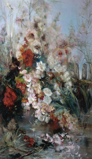 Jean Capeinick, Summer Bouquet 2, Painting on canvas