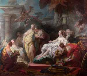 Jean-Honore Fragonard, Psyche Showing Her Sisters Her Gifts from Cupid, Art Reproduction