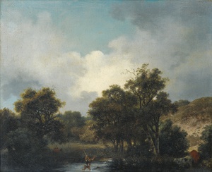 Reproduction oil paintings - Jean-Honore Fragonard - The Pond
