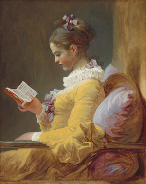 Reproduction oil paintings - Jean-Honore Fragonard - The Young Girl Reading